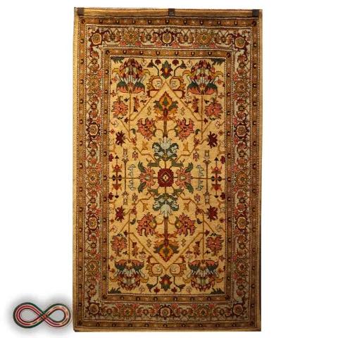 فرش دستبافت ذرع و نیم طرح بخشایشی کد 88