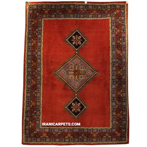Handwoven 3 Meter Three Flower Carpet - Code 34