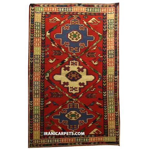 گلیم ورنی دستباف یک و نیم متری کد 102