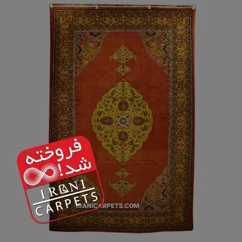 فرش دستبافت شش متری تک گل مشگین کد 20