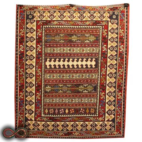 گلیم ورنی دستباف نیم متری کد 106