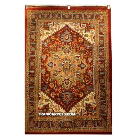 Handwoven 3.5 Meter Heris Carpet - Code 18