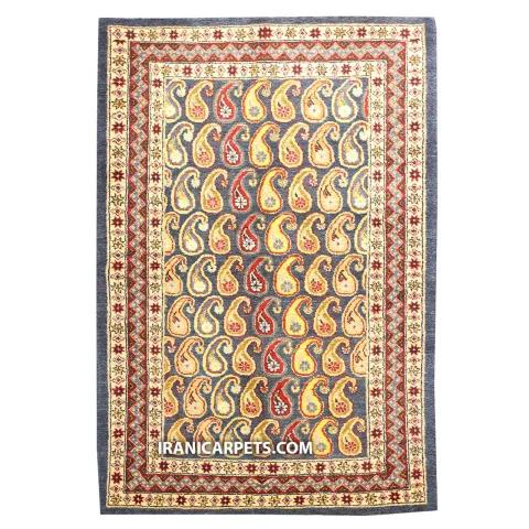 فرش دستبافت یک و نیم متری بوته (جفت دارد) کد 60