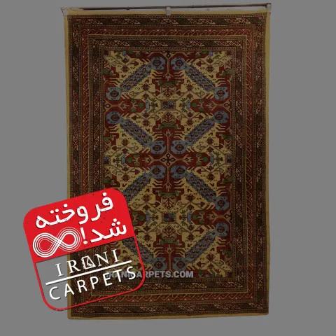 فرش دستبافت سه و نیم متری گولی قفقازی کد 13