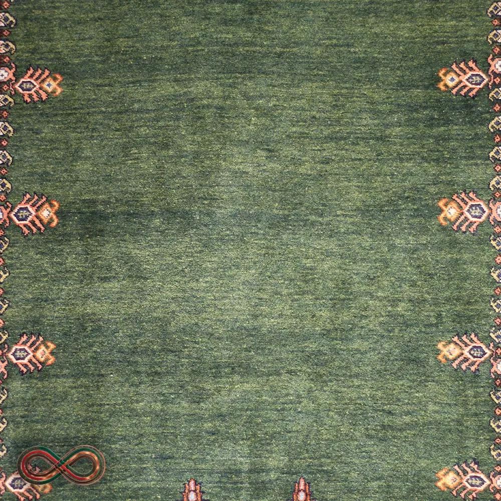 قالیچه دستبافت سه متری کف ساده سرو کد 95 — تصویر 2