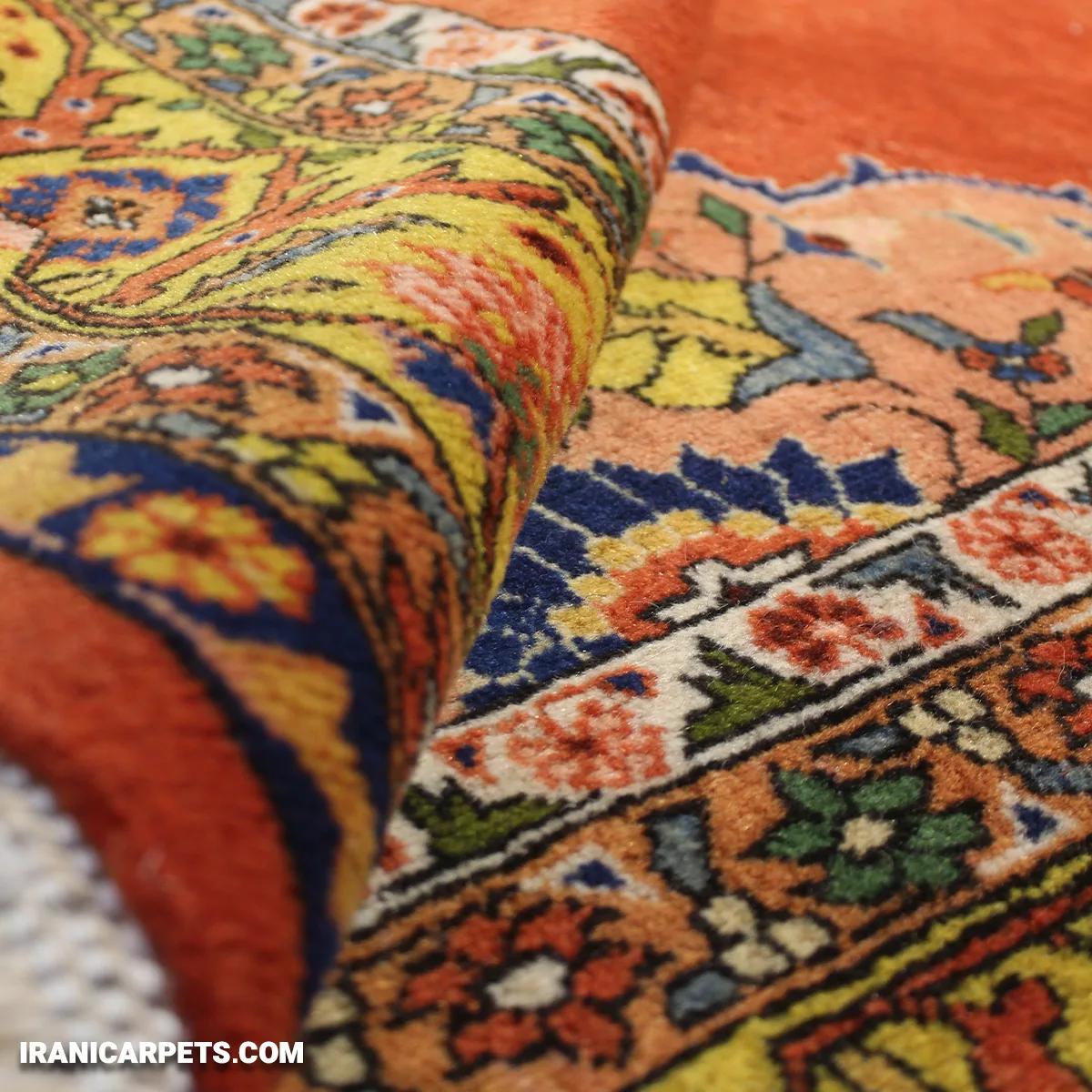 Handwoven 6 Meter Single Flower Meshgin Carpet - Code 20 — image 4