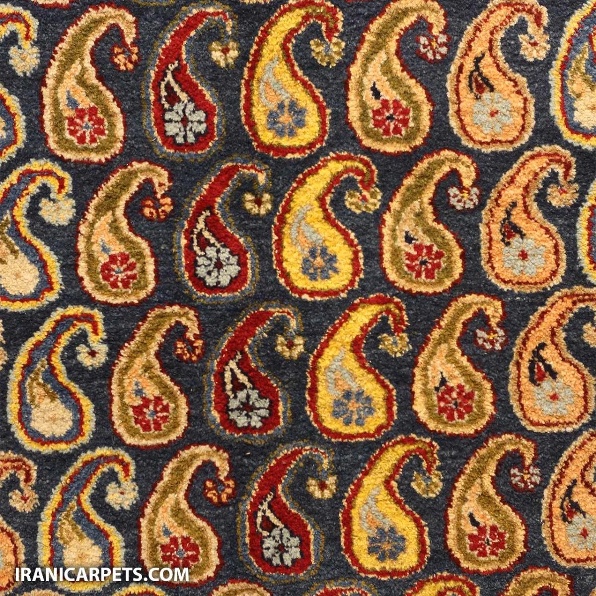 فرش دستبافت یک و نیم متری بوته (جفت دارد) کد 60 — تصویر 2