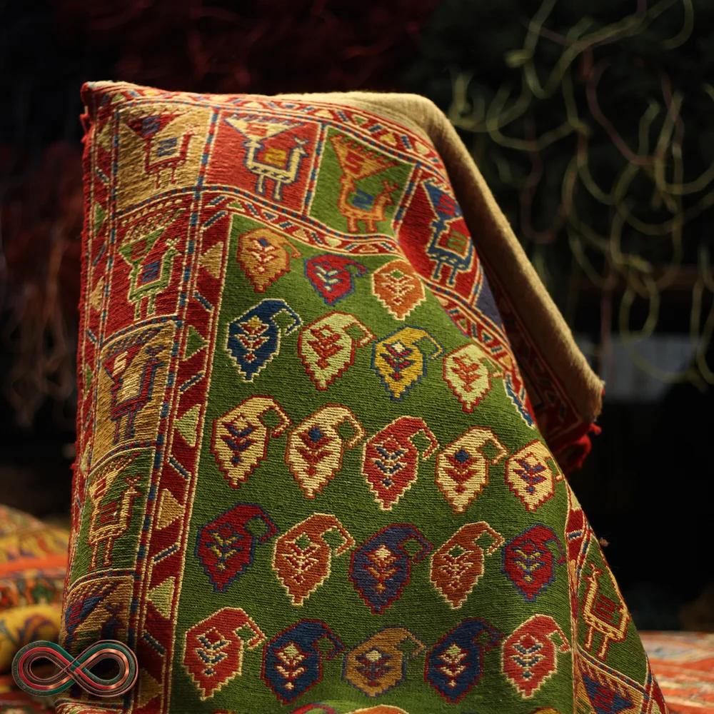 گلیم ورنی دستباف نیم متری کد 103 — تصویر 4
