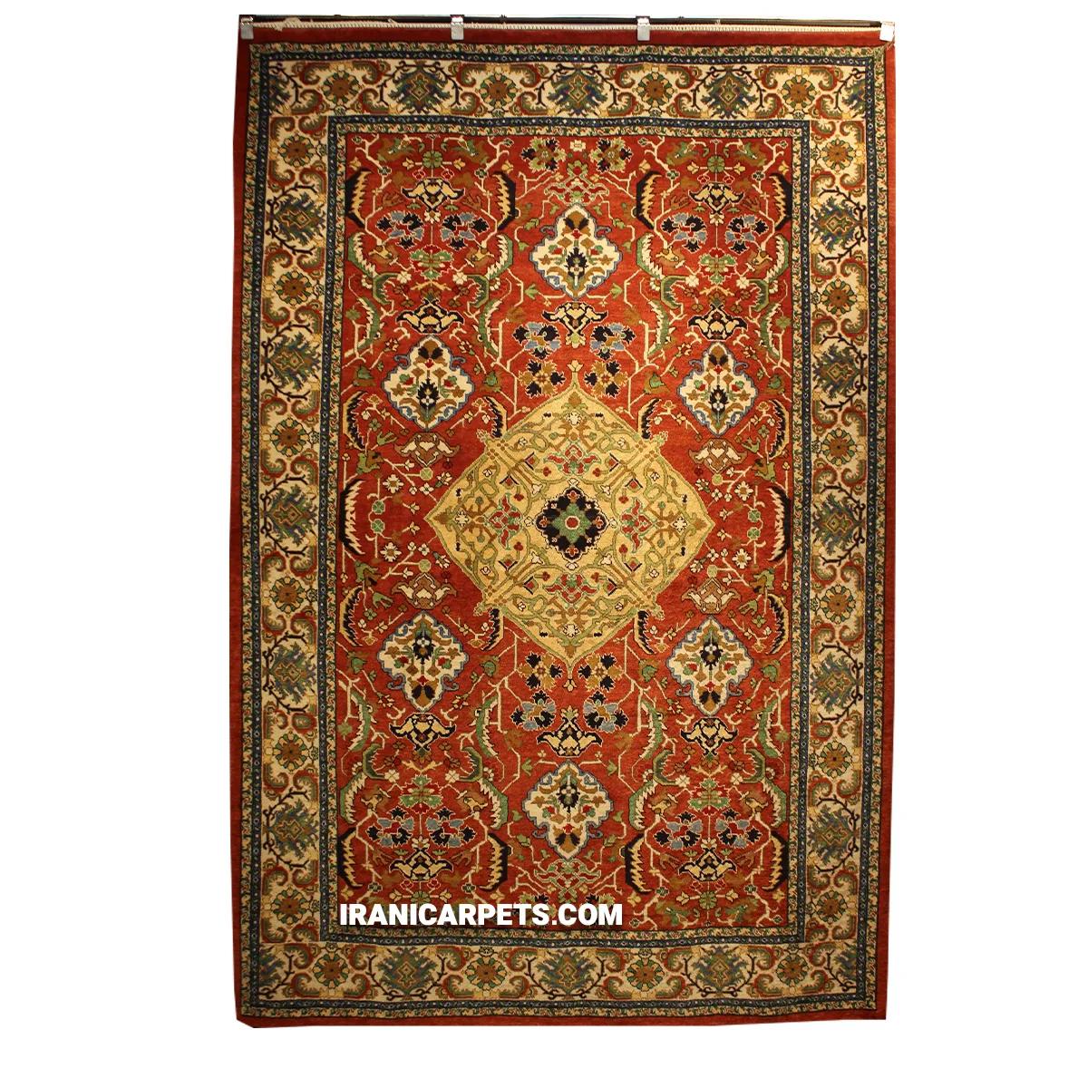 Handwoven 4.5 Meter Heris-Herati Carpet - Code 21 — image 1