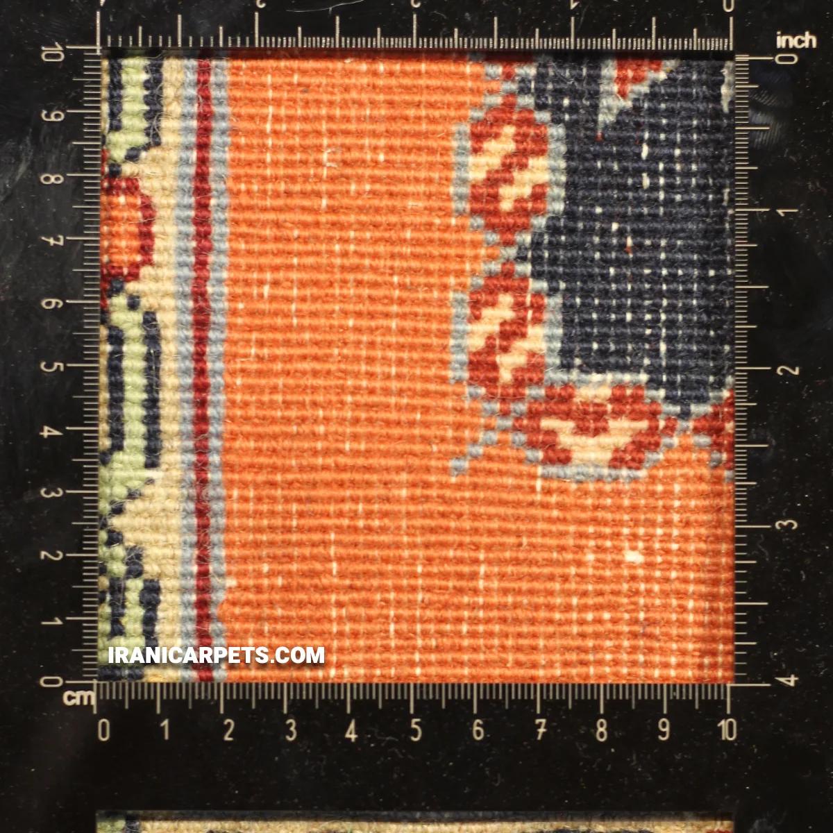 Handwoven 3 Meter Antique Checkerboard Carpet - Code 27 — image 5