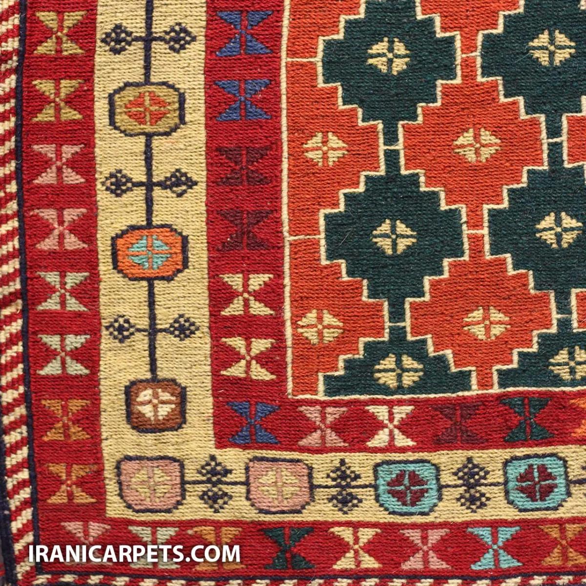 گلیم ورنی دستباف دو و نیم متری کد 71 — تصویر 3