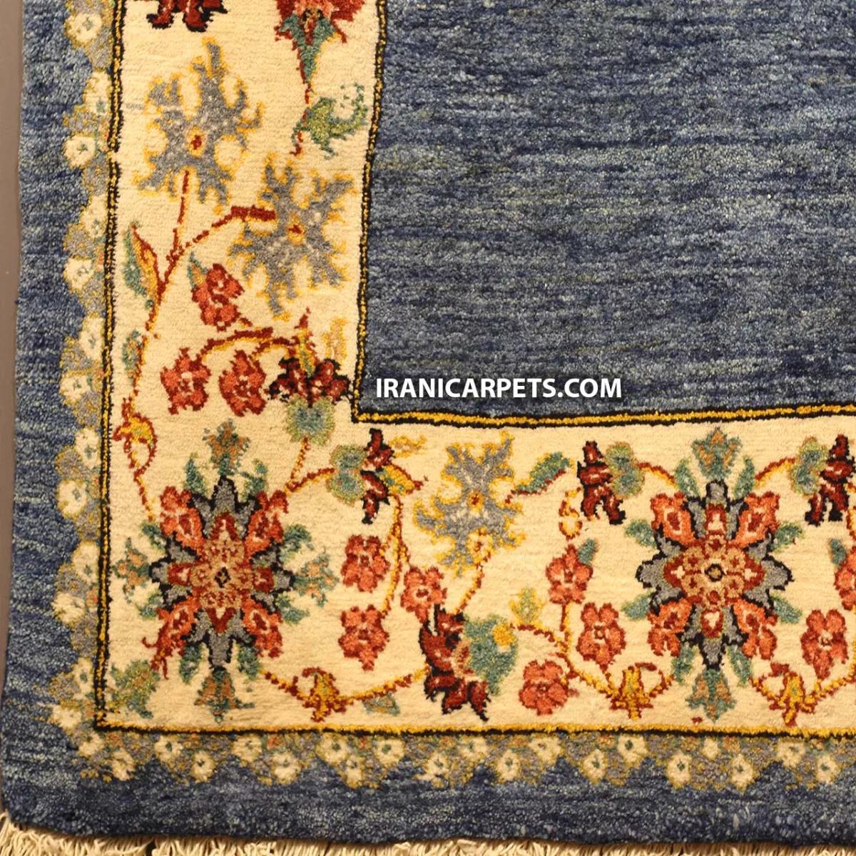فرش دستبافت زرع و نیم کف ساده کد 55 — تصویر 3