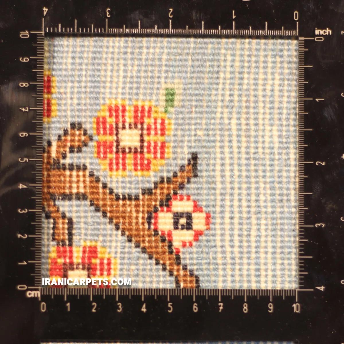 Handwoven 3 Meter Pictorial Carpet - Code 31 — image 5