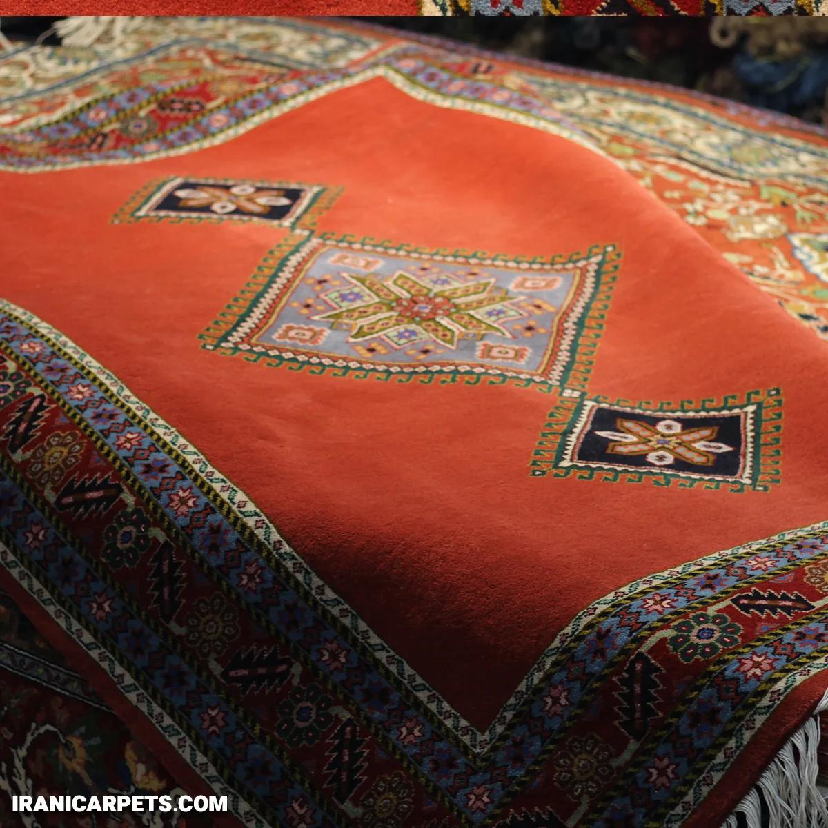 Handwoven 3 Meter Three Flower Carpet - Code 34 — image 4