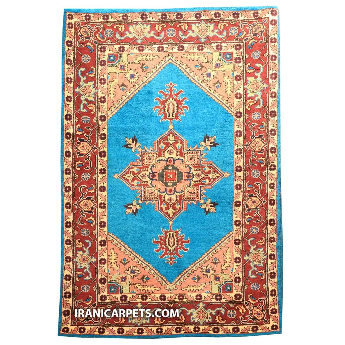 فرش دستبافت یک و نیم متری هریس (جفت دارد) کد 65 — تصویر 1