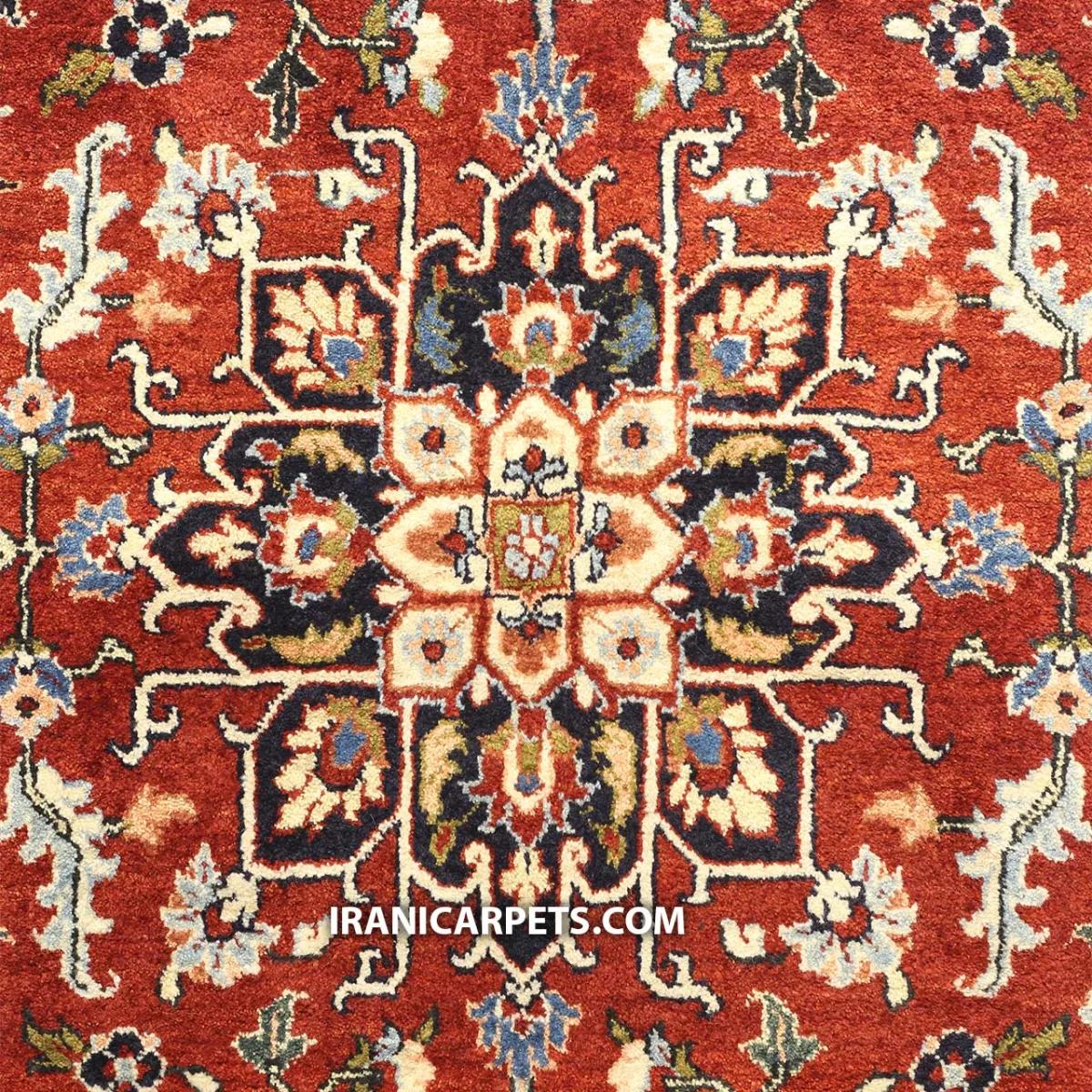 فرش دستبافت یک و نیم متری هریس (جفت دارد) کد 63 — تصویر 2