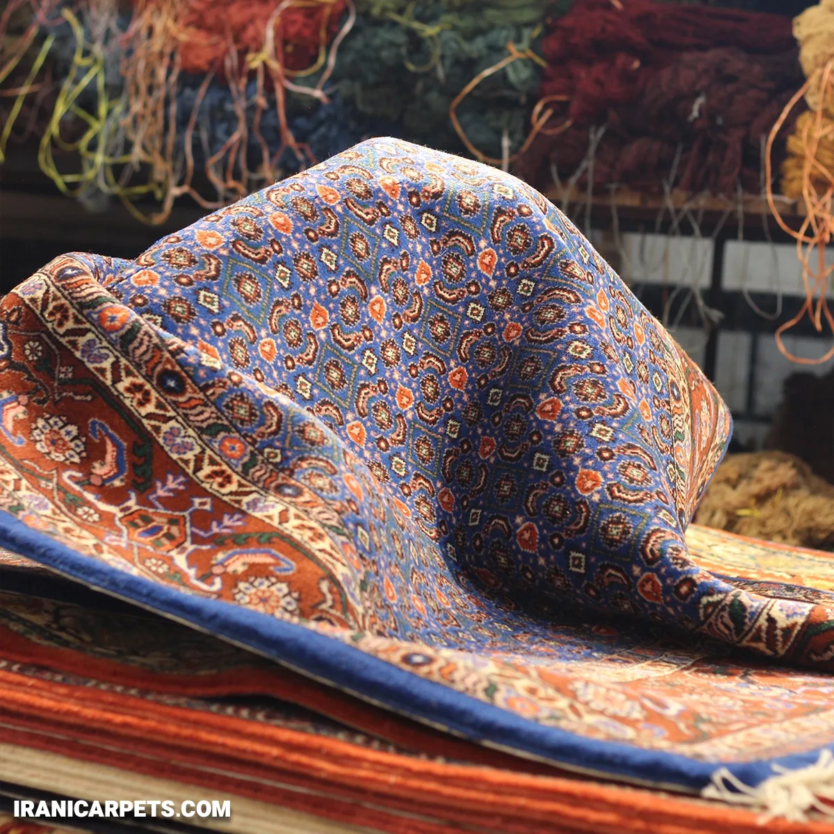 فرش دستبافت سه متری ماهی  کد 36 — تصویر 4