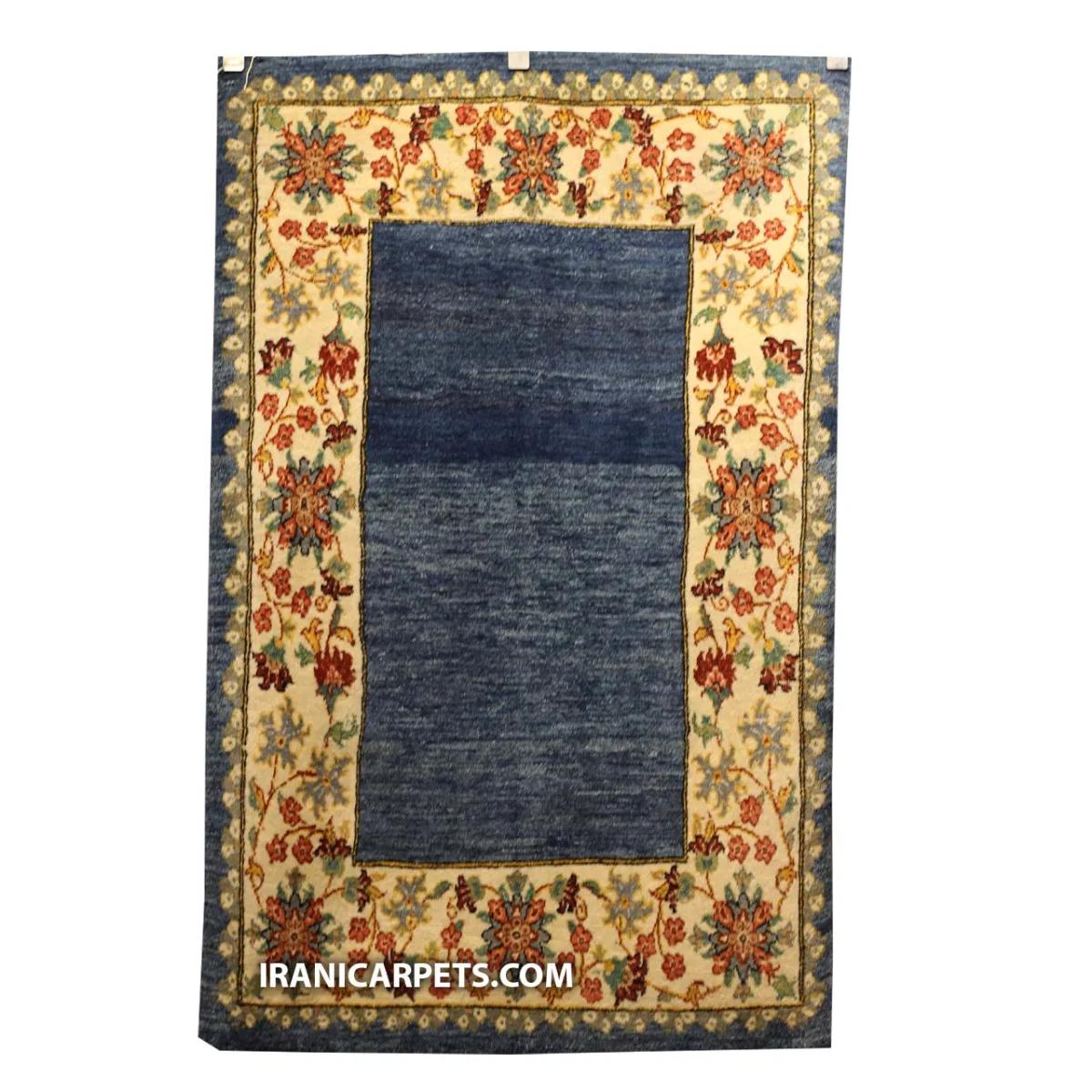 فرش دستبافت زرع و نیم کف ساده کد 55 — تصویر 1