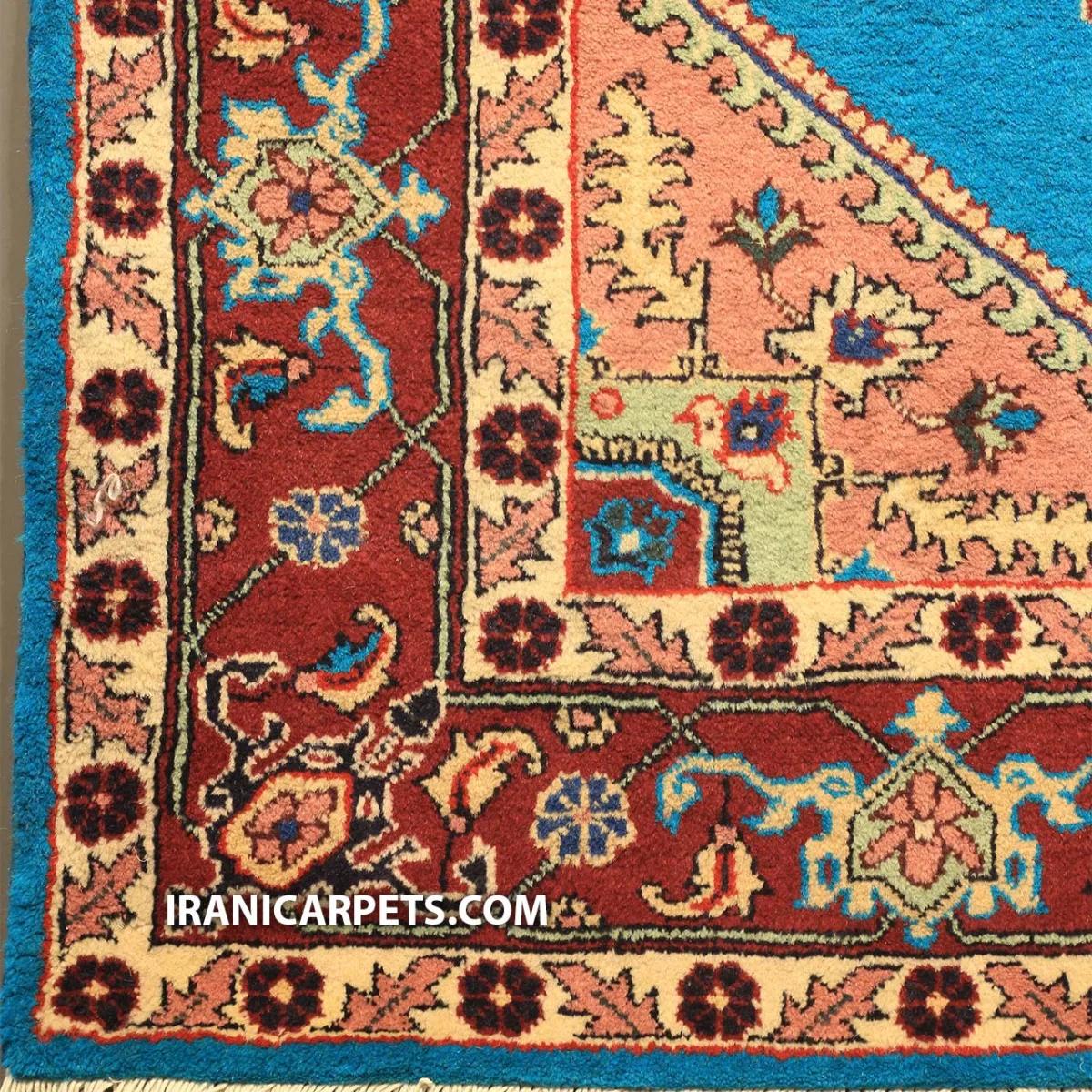 فرش دستبافت یک و نیم متری هریس (جفت دارد) کد 65 — تصویر 3