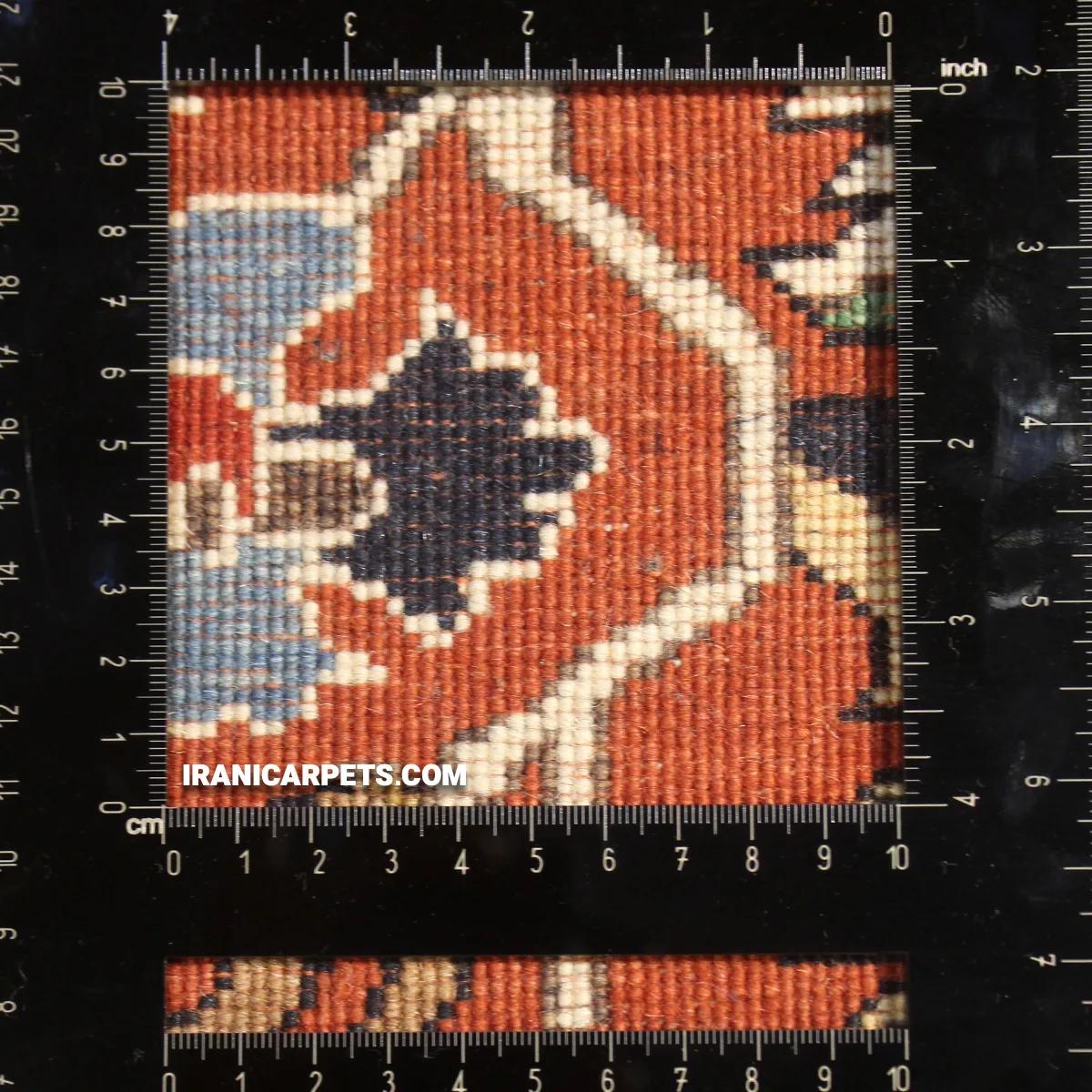 Handwoven 4.5 Meter Heris-Herati Carpet - Code 21 — image 5