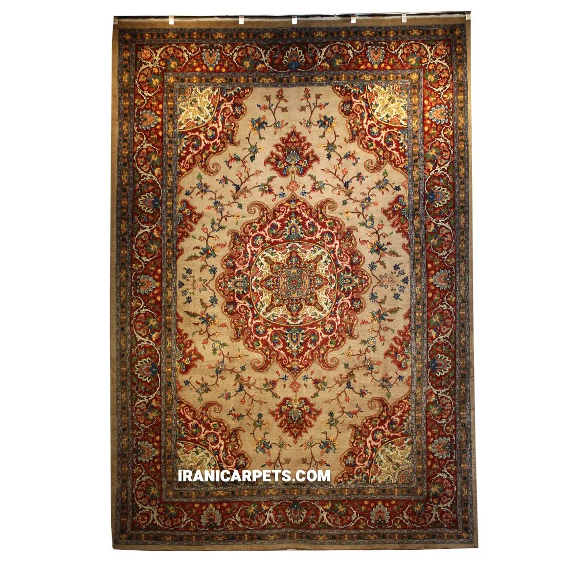 Pair Handwoven 9.5 Meter Qashqai Samavari Carpet - Code 23 — image 1