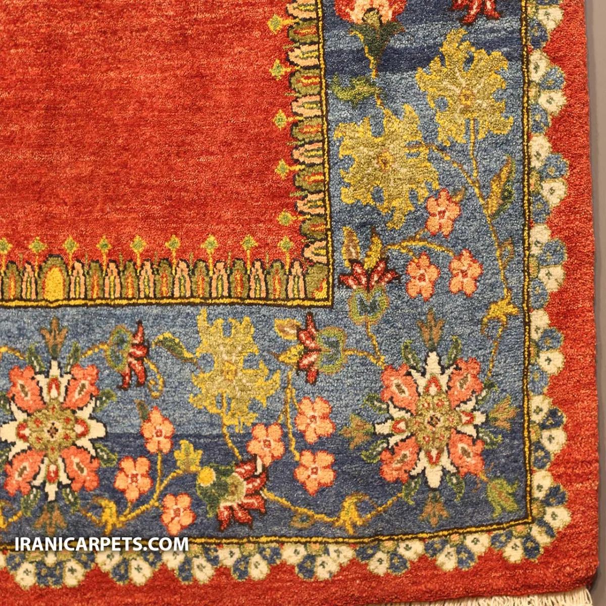 فرش دستبافت دو متری کف ساده کد 56 — تصویر 3