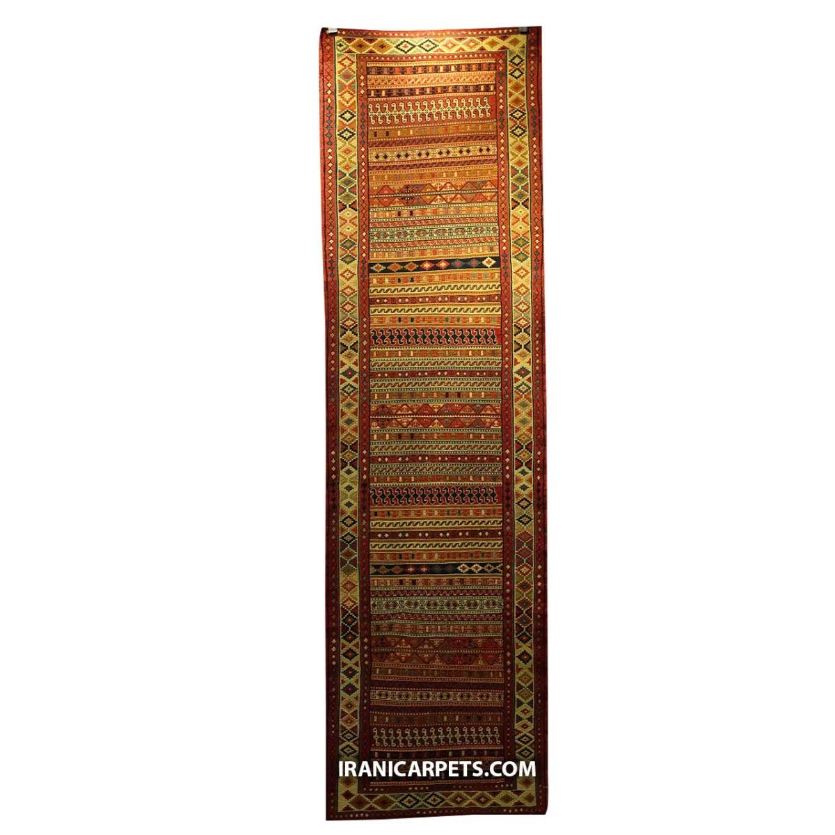 گلیم ورنی دستباف دو و نیم متری ( جفت دارد ) کد 79 — تصویر 1