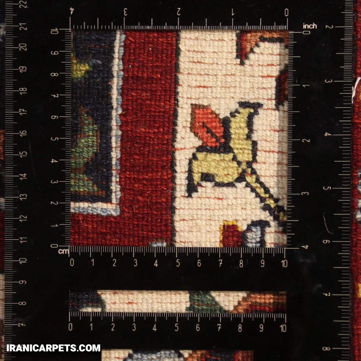 Handwoven 3.5 Meter Medallion Checkerboard Carpet - Code 14 — image 5
