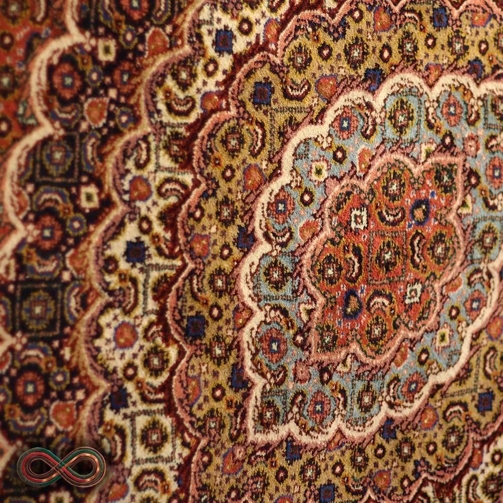 فرش دستبافت نه متری طرح ماهی کد 98 (جفت دارد) — تصویر 4