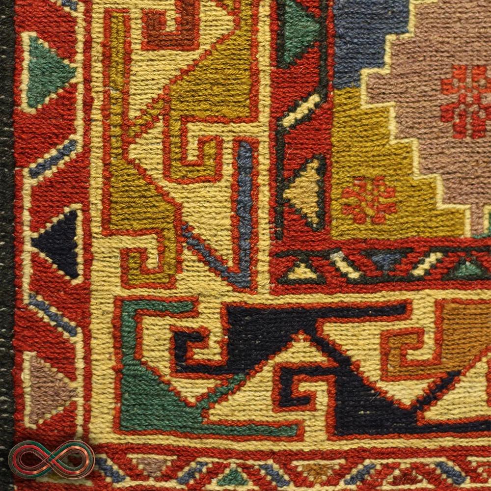 گلیم ورنی دستباف نیم متری کد 104 — تصویر 3