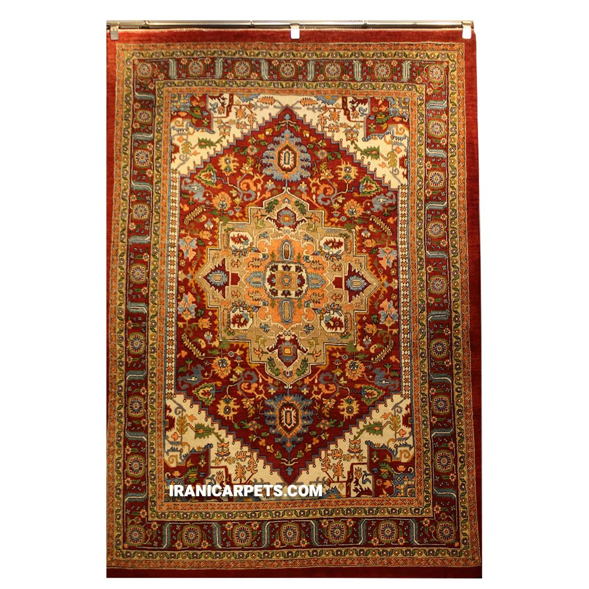 Handwoven 3.5 Meter Heris Carpet - Code 18 — image 1