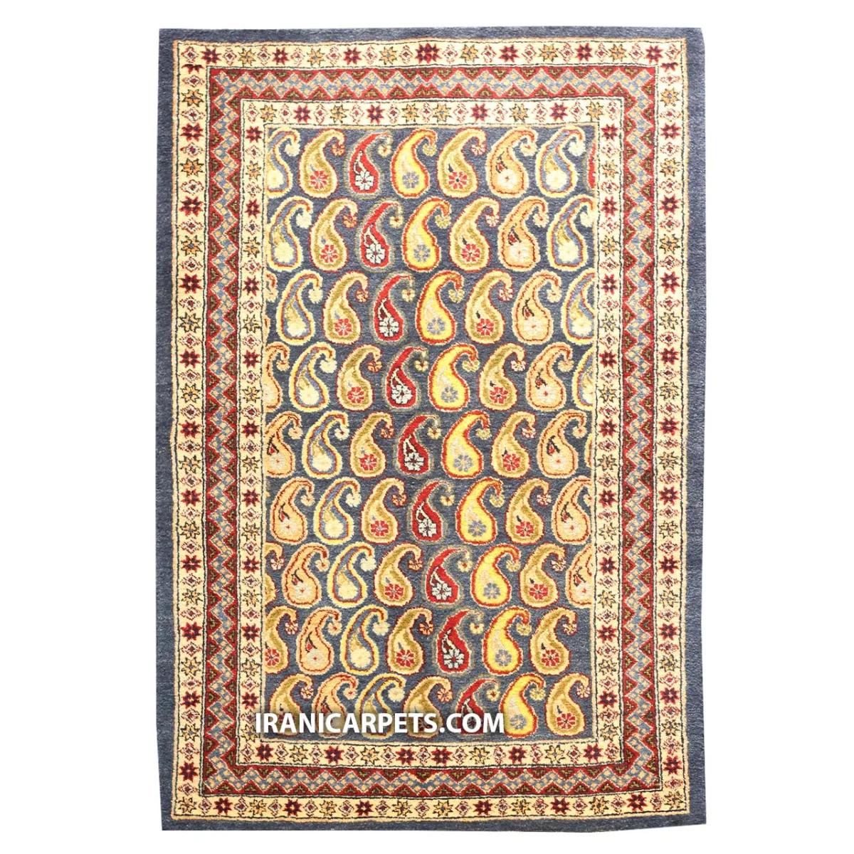 فرش دستبافت یک و نیم متری بوته (جفت دارد) کد 60 — تصویر 1