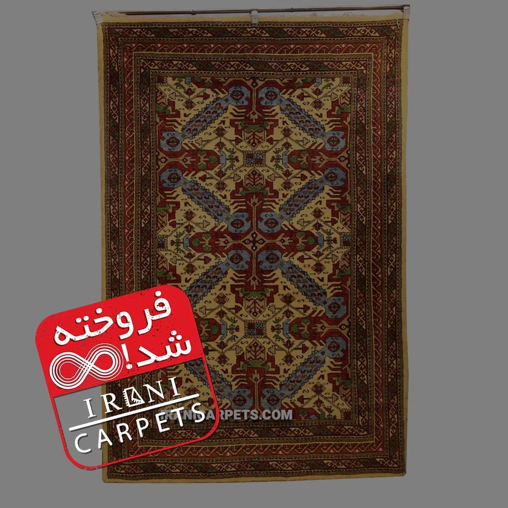 فرش دستبافت سه و نیم متری گولی قفقازی کد 13 — تصویر 1