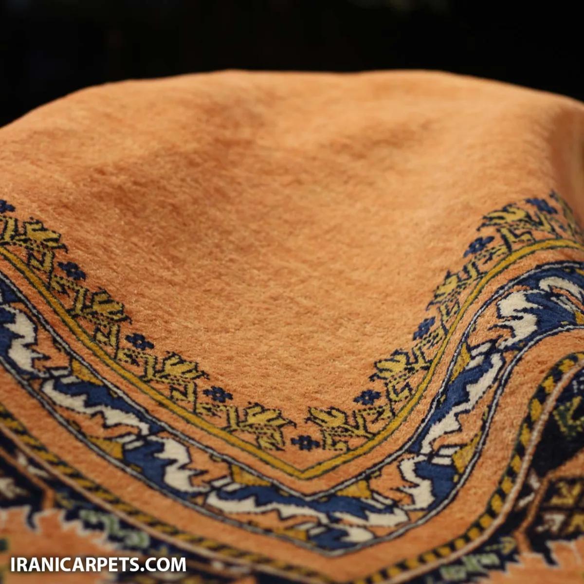 فرش دستبافت سه متری کف ساده کد 45 — تصویر 4