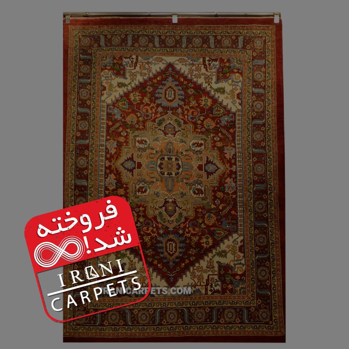 فرش دستبافت سه و نیم متری هریس کد 18 — تصویر 1