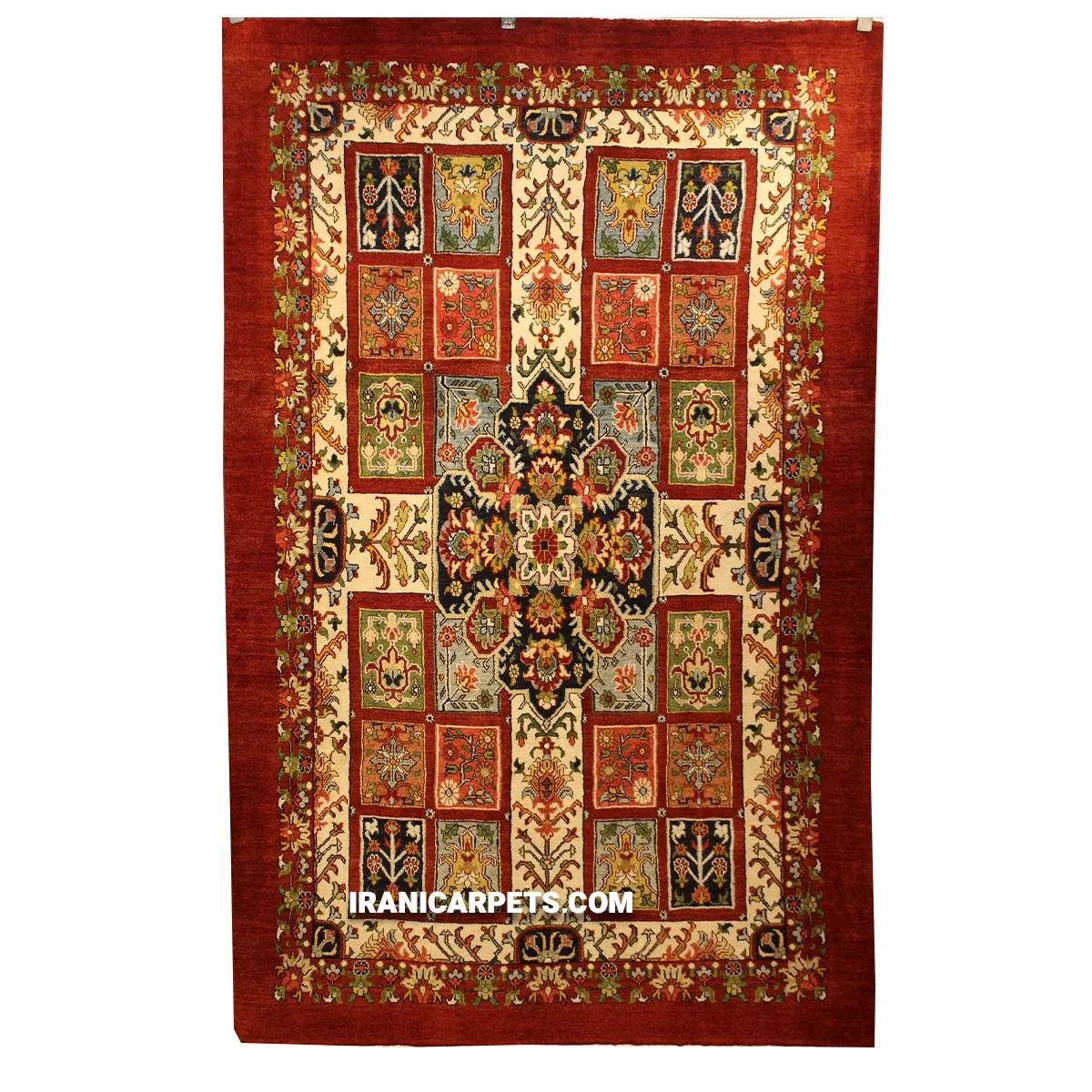 Handwoven 3.5 Meter Medallion Checkerboard Carpet - Code 14 — image 1
