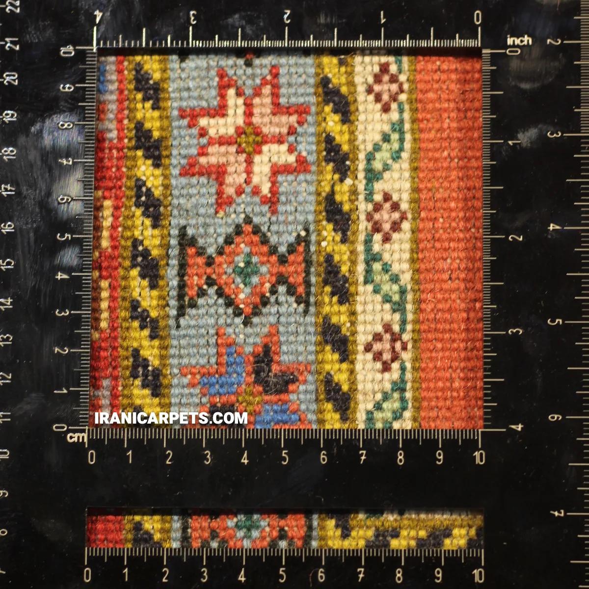 Handwoven 3 Meter Three Flower Carpet - Code 34 — image 3