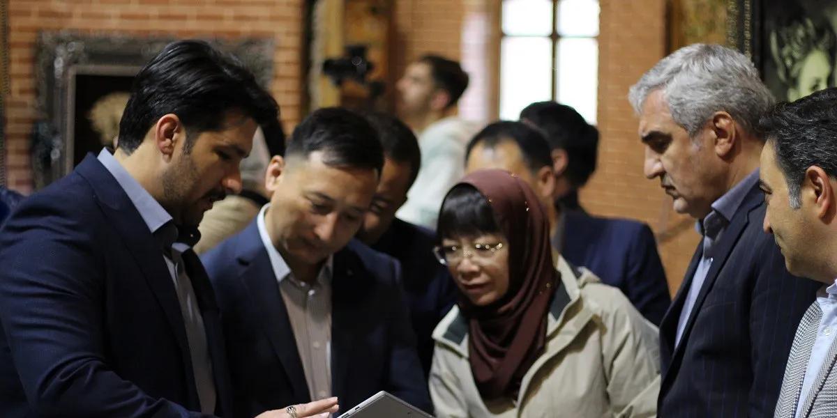 Visit of Chinese Merchants to Ardabil Handwoven Carpets
